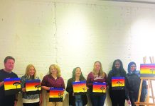 Toogether a mis en place son premier atelier de peinture